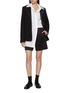 模特儿示范图 - 点击放大 - SHARON WAUCHOB - Mat Tuxedo Wool Blazer
