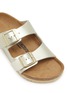 细节 - 点击放大 - BIRKENSTOCK - Arizona Metallic Leather Kids' Sandals