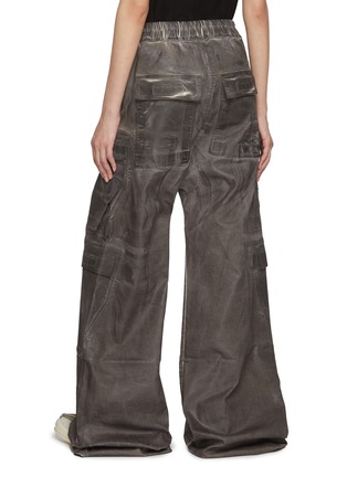 背面 - 点击放大 - RICK OWENS DRKSHDW - Belas Double Cargo Crispy Cotton Blend Wide Leg Pants
