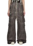 首图 - 点击放大 - RICK OWENS DRKSHDW - Belas Double Cargo Crispy Cotton Blend Wide Leg Pants