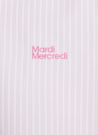  - MARDI MERCREDI - Stripe Cropped Shirt