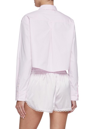 背面 - 点击放大 - MARDI MERCREDI - Stripe Cropped Shirt