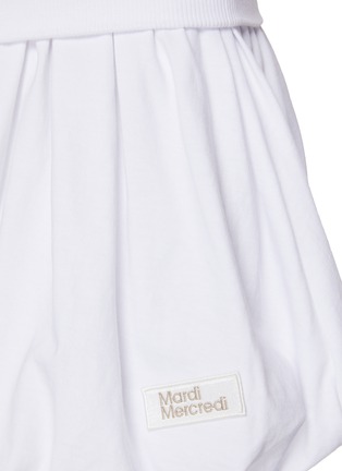  - MARDI MERCREDI - Volume Pleated Cotton Blend Mini Skirt