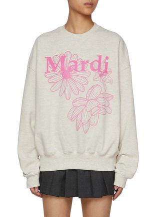 首图 - 点击放大 - MARDI MERCREDI - Triple Flower Cotton Sweater