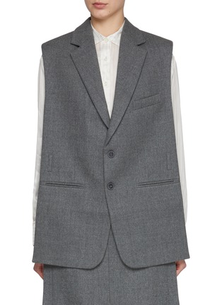 首图 - 点击放大 - BETTTER - Andes Single Breasted Sleeveless Blazer