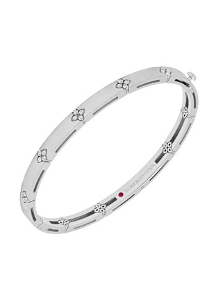 首图 - 点击放大 - ROBERTO COIN - Love in Verona 18K White Gold Diamond Ruby Bangle — 48*58