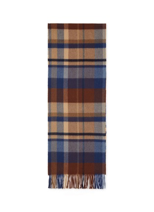 首图 - 点击放大 - JOHNSTONS OF ELGIN - Block Check Cashmere Scarf