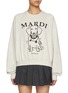 首图 - 点击放大 - MARDI MERCREDI - Swing The Tail Ddanji Pearl Necklace Raglan Cotton Sweatshirt