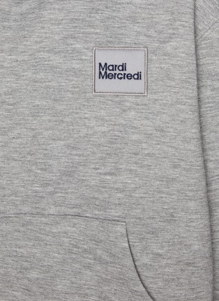  - MARDI MERCREDI - Cropped Zip Up Hoodie