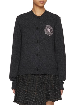 首图 - 点击放大 - MARDI MERCREDI - Embroidered Floral Cardigan