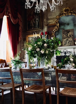 细节 –点击放大 - SUMMERILL & BISHOP - X John Derian Central Park Linen Tablecloth