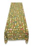  - SUMMERILL & BISHOP - X John Derian Fungi Linen Tablecloth — Green