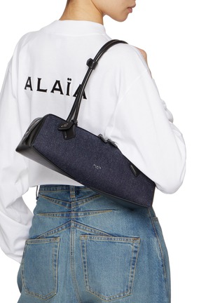 模特儿示范图 - 点击放大 - ALAÏA - 中号 LE TECKEL 拼接手提包