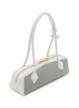 细节 - 点击放大 - ALAÏA - Medium Le Teckel Fishnet Leather Shoulder Bag