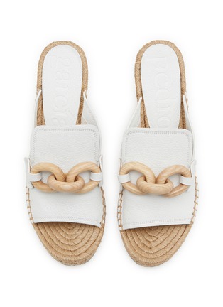 细节 - 点击放大 - PEDRO GARCÍA - Oliveta 85 Leather Espadrille Mules