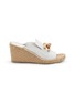 首图 - 点击放大 - PEDRO GARCÍA - Oliveta 85 Leather Espadrille Mules