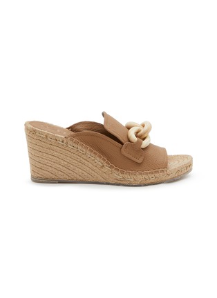 首图 - 点击放大 - PEDRO GARCÍA - Oliveta 85 Leather Espadrille Mules