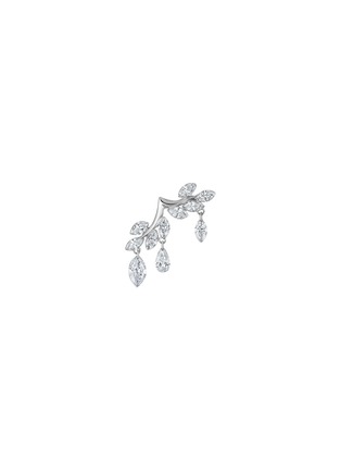 首图 - 点击放大 - MARIA TASH - Invisible Set Hearts & Arrows Ideal Cut Diamond 18K Gold Threaded Single Stud Earring