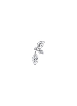 首图 - 点击放大 - MARIA TASH - Echo Marquise Pear Diamond 18K White Gold Single Stud Earring — Left