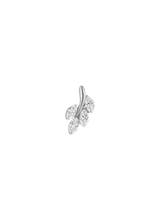 首图 - 点击放大 - MARIA TASH - Vine Diamond 18K White Gold Threaded Single Stud Earring