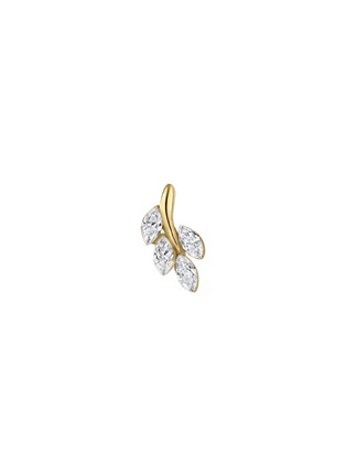 首图 - 点击放大 - MARIA TASH - Vine Diamond 18K Gold Threaded Single Stud Earring