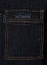  - WE11DONE - Raw Edge Dark Wash Denim Jacket
