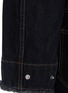  - WE11DONE - Raw Edge Dark Wash Denim Jacket