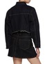 背面 - 点击放大 - WE11DONE - Raw Edge Dark Wash Denim Jacket