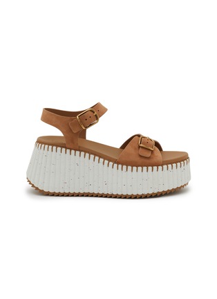 首图 - 点击放大 - CHLOÉ - Nama Platform Suede Sandals