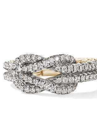 细节 - 点击放大 - JOHN HARDY - Love Knot 14K Gold Diamond Pavé Ring — Size 7