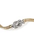 细节 - 点击放大 - JOHN HARDY - Love Knot 14K Gold Diamond Pavé Chain Double Row Lobster Clasp Bracelet — Size US