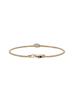 细节 - 点击放大 - JOHN HARDY - JH Essentials 14K Gold Diamond Pavé Lobster Clasp Bracelet — Size US