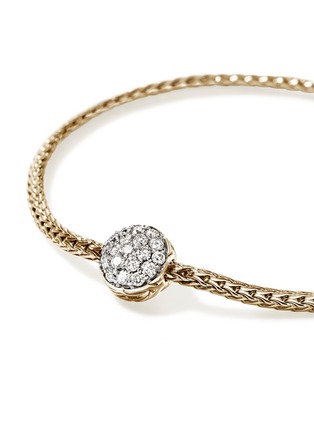 细节 - 点击放大 - JOHN HARDY - JH Essentials 14K Gold Diamond Pavé Lobster Clasp Bracelet — Size US