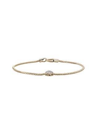 首图 - 点击放大 - JOHN HARDY - JH Essentials 14K Gold Diamond Pavé Lobster Clasp Bracelet — Size US