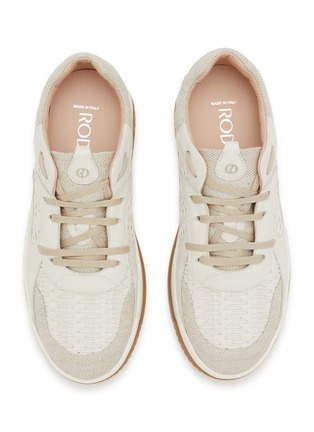 细节 - 点击放大 - RODO - Elodie Leather Linen Women's Sneakers