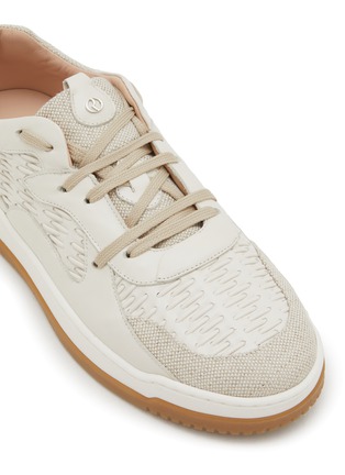 细节 - 点击放大 - RODO - Elodie Leather Linen Women's Sneakers