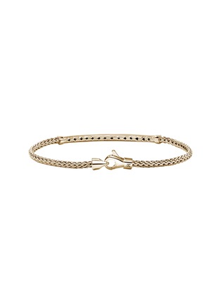 细节 - 点击放大 - JOHN HARDY - JH Essentials 14K Gold Diamond Pavé Lobster Clasp Bracelet — Size US