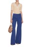 模特儿示范图 - 点击放大 - CHLOÉ - Floral Guipure Wool Knit Top