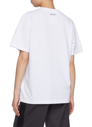 背面 - 点击放大 - SACAI - Flock Print Cotton T-shirt