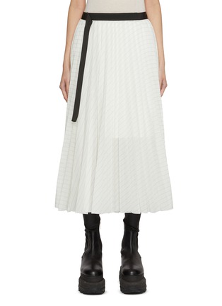 首图 - 点击放大 - SACAI - Belted Pleated Skirt