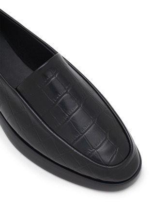 细节 - 点击放大 - FEAR OF GOD - Clp Croc Leather Dress Loafers