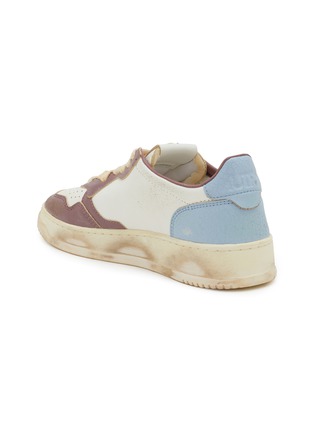  - AUTRY - 女款 SUPER VINTAGE 做旧皮革运动鞋