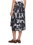 背面 - 点击放大 - THOM BROWNE - Olympic Constellation Printed Silk Pleated Skirt