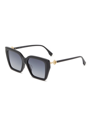 首图 - 点击放大 - FENDI - FF Diamonds Acetate Square Sunglasses