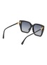 模特儿示范图 - 点击放大 - FENDI - FF Diamonds Acetate Square Sunglasses