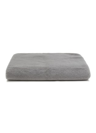 首图 –点击放大 - SHLEEP - Merino Knit Reversible Fleece Throw — Platinum Slate