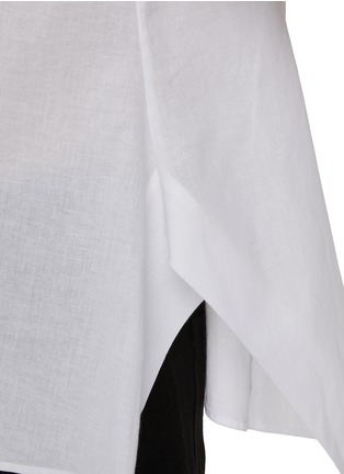  - YOHJI YAMAMOTO - 不规则下摆纯棉衬衫