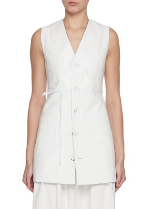 首图 - 点击放大 - MM6 MAISON MARGIELA - Tie Waist Gilet