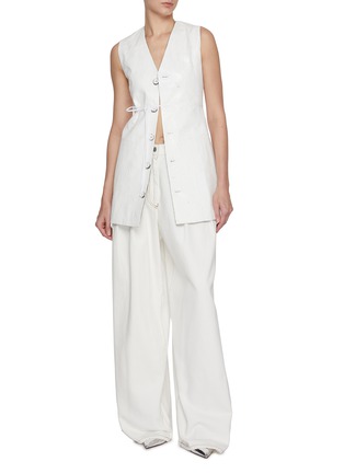 模特儿示范图 - 点击放大 - MM6 MAISON MARGIELA - Tie Waist Gilet
