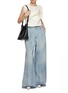 模特儿示范图 - 点击放大 - MM6 MAISON MARGIELA - 2-Way Sleeveless Satin Mini Dress